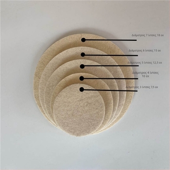Κύλινδρος γυαλίσματος από μαλλί βελούδου με λεπτή επένδυση από μαλλί και αυτοκόλλητο φελτ υψηλής πυκνότητας