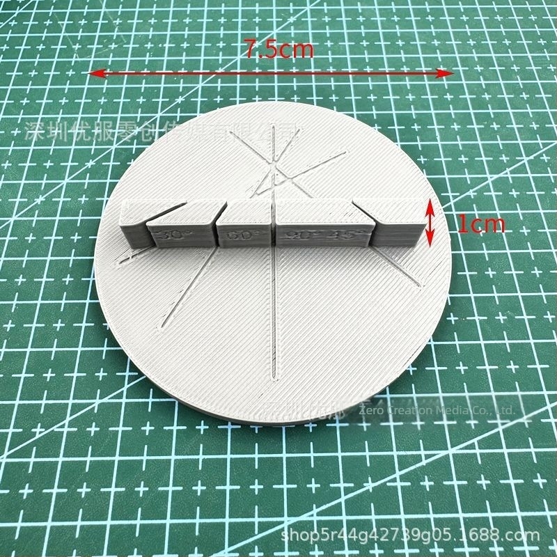 Star Extreme Gundam μοντέλο οδηγός κοπής με πολυγωνικό πίνακα κοπής για 30°, 45° και 60°