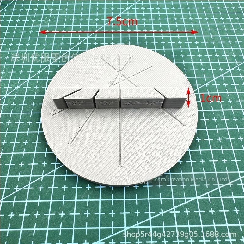 Star Extreme Gundam μοντέλο οδηγός κοπής με πολυγωνικό πίνακα κοπής για 30°, 45° και 60°