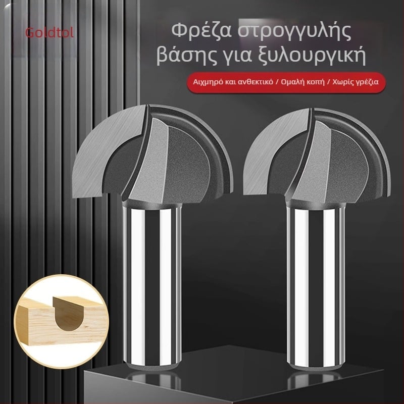 Kaneda φρέζα ξυλουργικής με κυκλικό κάτω άκρο – αυλακώσεις, τελειώματα и χαρακτική