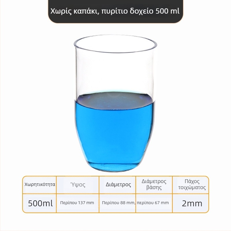 Κρυσταλλικός πυριτικός κάδος εργαστηρίου υψηλής καθαρότητας και αντοχής σε υψηλές θερμοκρασίες, χωρητικότητας 50/100/200/300 ml, διαφανής και ανθεκτικός σε οξέα και αλκάλια έως 1400°C