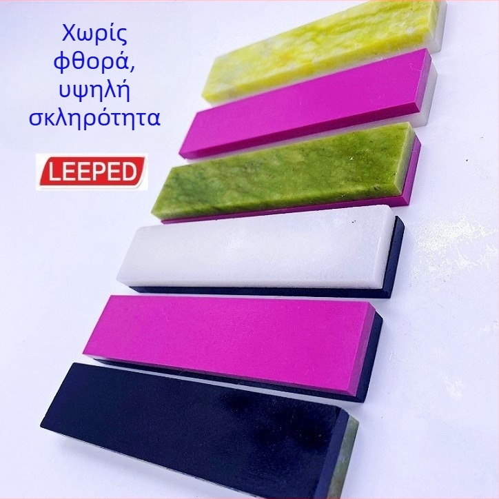 Li Peide διπλής όψεως λίθος για ακονίσματα σε έλαιο, 60000/800 κόκκοι, καθρέφτης φινίρισμα, φυσικός ρουμπίνης λίθος
