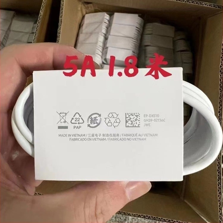 Καλώδιο USB-C 45W για ταχεία φόρτιση Samsung S24 Ultra, S25 και S22, διπλό Type-C, 5A, μήκος 1–2 m