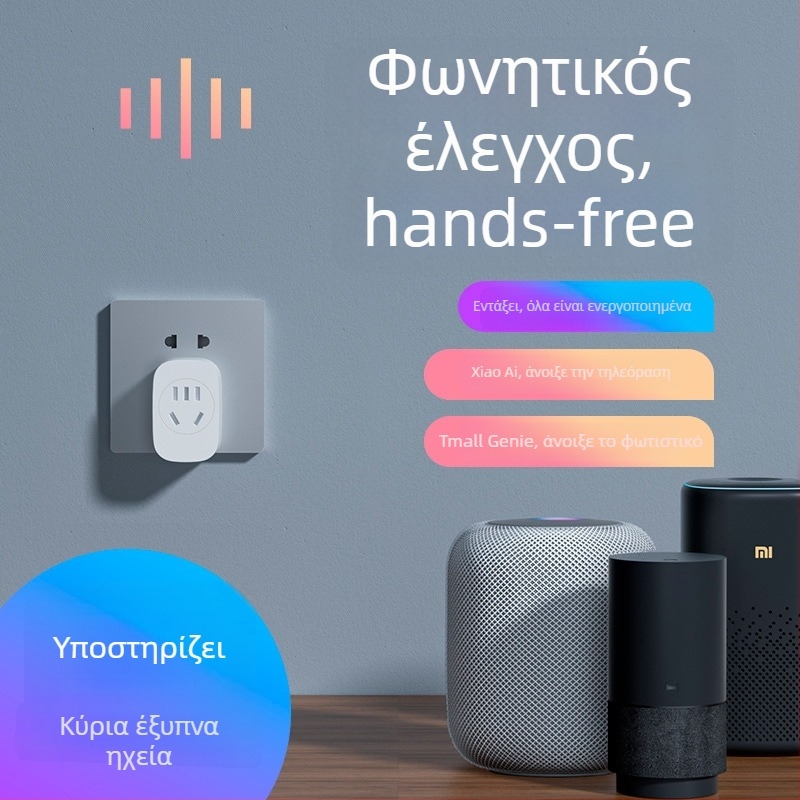 Tuya Smart Wi‑Fi πρίζα με απομακρυσμένο έλεγχο, φωνητικό έλεγχο, 10 A, χρονοδιακόπτης, εξοικονόμηση ενέργειας