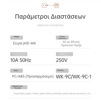Πολυλειτουργικός μετατροπέας τροφοδοσίας ταξιδιού με πρίζα δύο ακίδων, γερμανικού και ευρωπαϊκού προτύπου