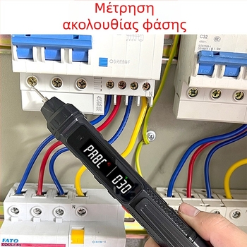 ZL12B ψηφιακός πολυμετρητής για ηλεκτρολόγους, έλεγχος συνεχούς κυκλώματος, εντοπισμός φάσης και ουδετέρου, έξυπνη οθόνη, στυλό δοκιμής, πολυλειτουργικός μετρητής