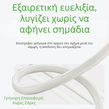 2,5 kV γυάλινη ίνα σωλήνας μόνωσης για ηλεκτρικά καλώδια, ανθεκτικός σε υψηλές θερμοκρασίες, λευκός με κόκκινες ρίγες
