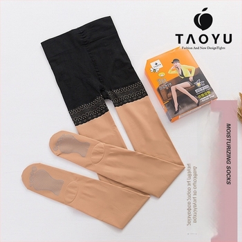 Γνήσια Peach Feather Plus-Size νάιλον καλσόν με αντιολισθητικές σόλες, 15D, μοντέλο 8427, για άνοιξη και φθινόπωρο