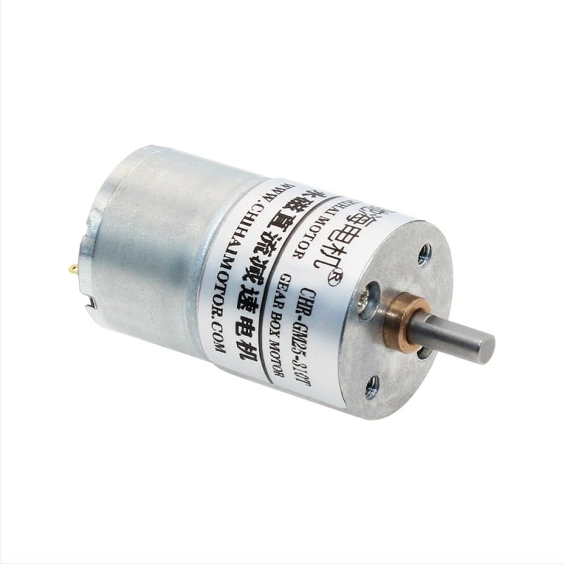 Chihai GM25-310 DC κινητήρας γραναζιών με πίσω άξονα, μικρομηχανισμός γραναζιών, 7.4V