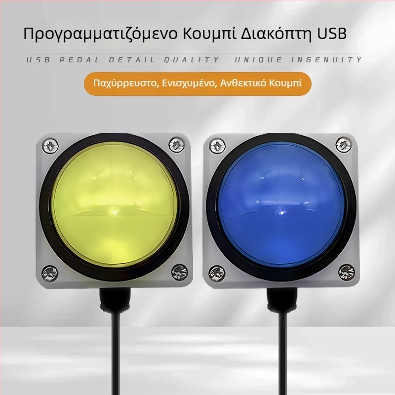 Βιομηχανικός φορητός διακόπτης USB με προσαρμόσιμο κουμπί, λήψη ιατρικών εικόνων, παιχνίδι ομαδικής οικοδόμησης και γρήγορο κουίζ
