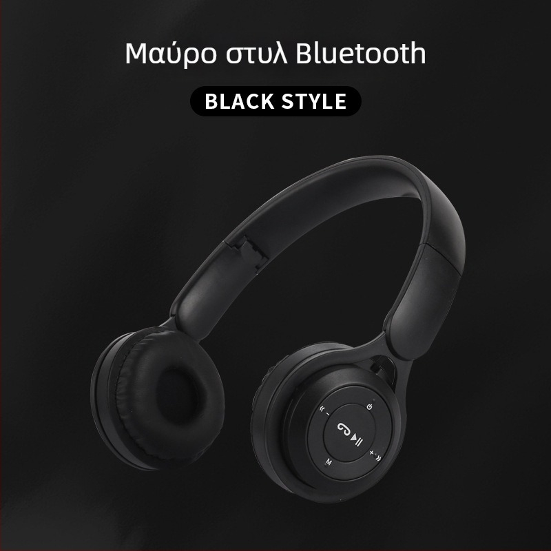 Y08 Φορητό Αναδιπλούμενο Ασύρματο Σετ Ακουστικών με Βαθύ Μπάσο