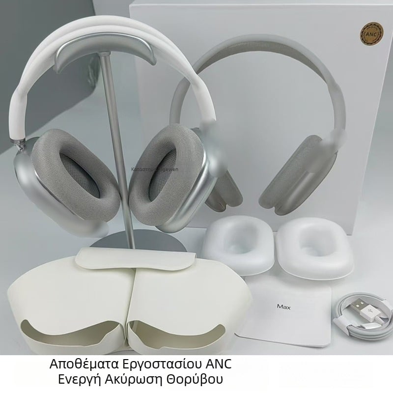 Over-ear P9A+ ANC Bluetooth ακουστικά με μαγνητικά μαξιλαράκια, pop-up, ασύρματα, με μακρά αυτονομία μπαταρίας