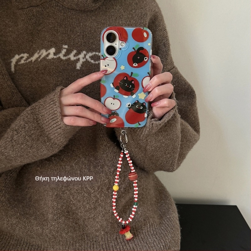 KPP γλυκιά θήκη Apple Cat σε κορεατικό στυλ για iPhone 14, 16 Pro και 16 Pro Max — χαραγμένο σχέδιο, μαλακό σιλικόνη, αντίσταση σε πτώσεις
