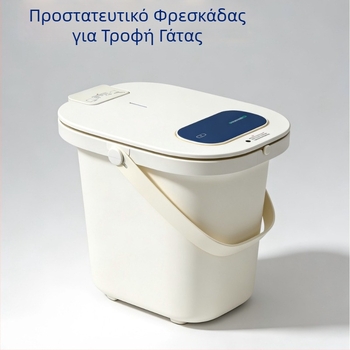 Κουτί αποθήκευσης τροφής κατοικίδιων, με κενού, 13 L, μεγάλη χωρητικότητα, κατά των εντόμων και της υγρασίας, ABS πλαστικό