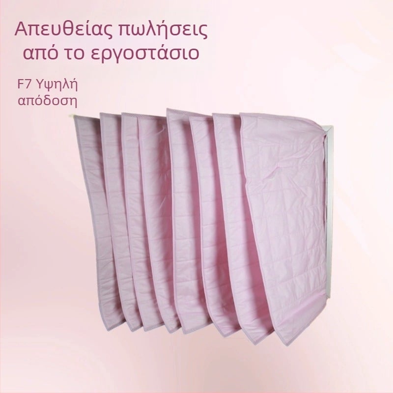 Φίλτρο τύπου σακούλας F7 για βιομηχανικό κεντρικό κλιματισμό – στοιχείο φίλτρου από μη υφαντό ύφασμα