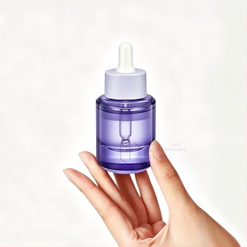 30 ml διαφανές γυάλινο φιαλίδιο με σταγονόμετρο για αιθέρια έλαια και ορούς, γυάλινο φιαλίδιο διανομής με παχύ‑πάτο