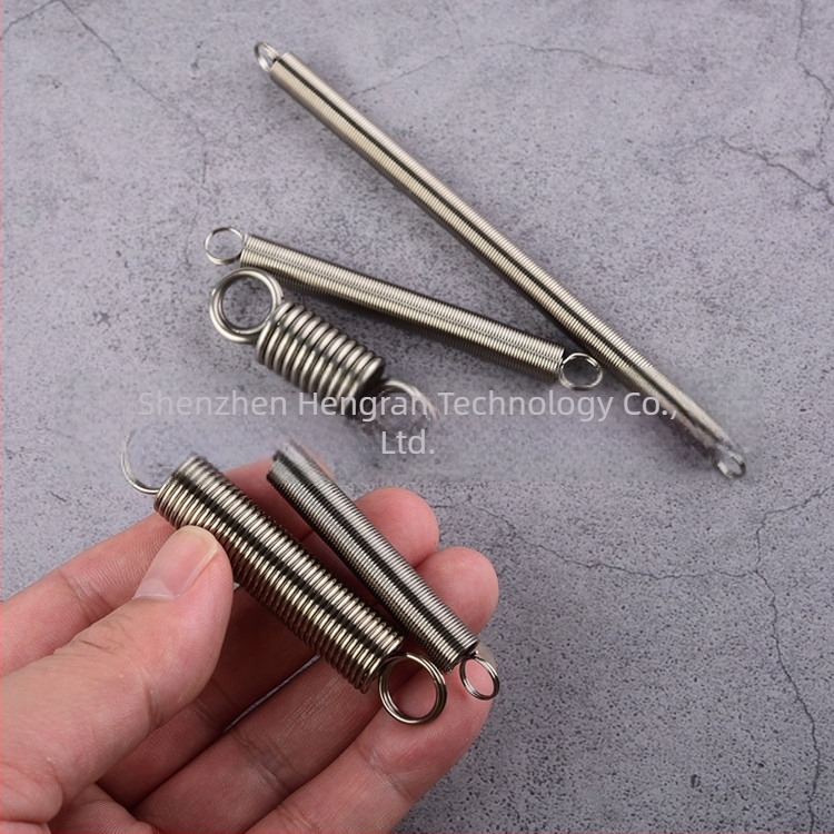 0,8 × 6 mm ελατήριο επέκτασης με κλειστό άκρο, από ανοξείδωτο χάλυβα 304, κατασκευή σύμφωνα με σχέδια