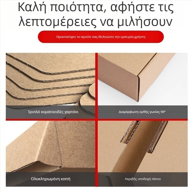 Κουτί συσκευασίας ηλεκτρονικών τριών στρώσεων με προσαρμοσμένο λογότυπο, σε οποιοδήποτε μέγεθος