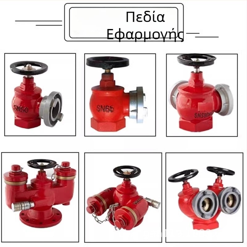 Εσωτερικός πυροσβεστικός υδραντλητήρας — καθολικός κατευθυντήριος τροχός με πλάκα και χοντρή χειρολαβή από χυτοσίδηρο Sn65