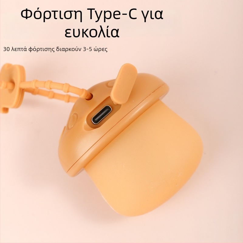 LED νυχτερινό φως για σκύλους με μορφή μανιταριού, φωτεινή ετικέτα για κολάρο