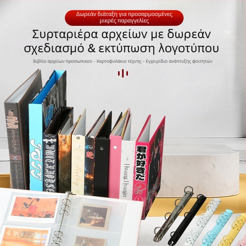 Εξατομικευμένο PU άλμπουμ καρτών για anime διασημότητες, άλμπουμ φωτογραφιών Polaroid και μικρό άλμπουμ καρτών για μουσικά φεστιβάλ
