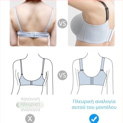 Σουτιέν με σύρμα για μεγάλο μέγεθος, πλήρεις cups, λεπτές φόρμες, αντι-πτώση, συγκέντρωση πλευρικού στήθους, οπτικά μικραίνει το μεγάλο στήθος