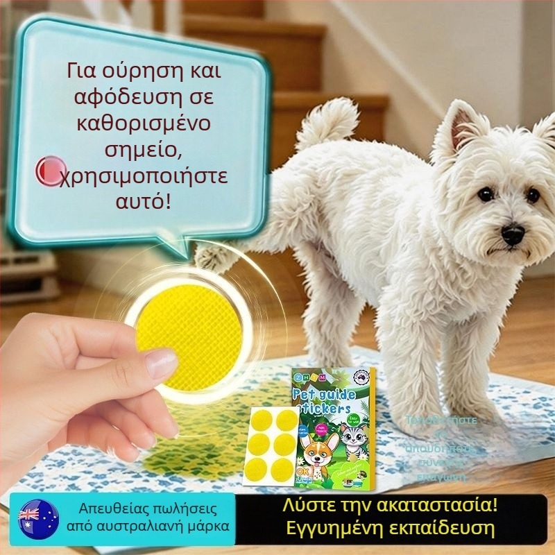 Βοηθητικό εργαλείο εκπαίδευσης στην τουαλέτα για σκύλους Bichon Frisé — ενθαρρύνει τη σωστή αφόδευση και ούρηση σε συγκεκριμένο σημείο, αποτρέπει την ακαταστασία