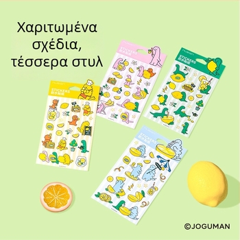 NS366-Q Jo Gumon PVC αυτοκόλλητα για planner και ημερολόγιο – διακοσμητικά, αδιάβροχα και σταθερά χρώματα