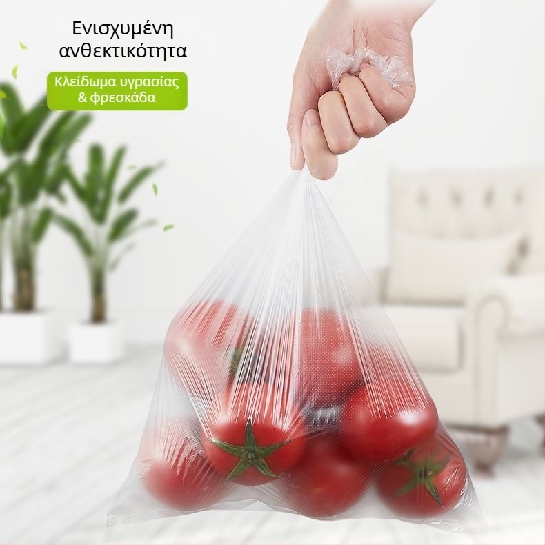 Σακούλες πλαστικές για τη συντήρηση φρεσκάδας τροφίμων, τύπου γιλέκο, μίας χρήσης