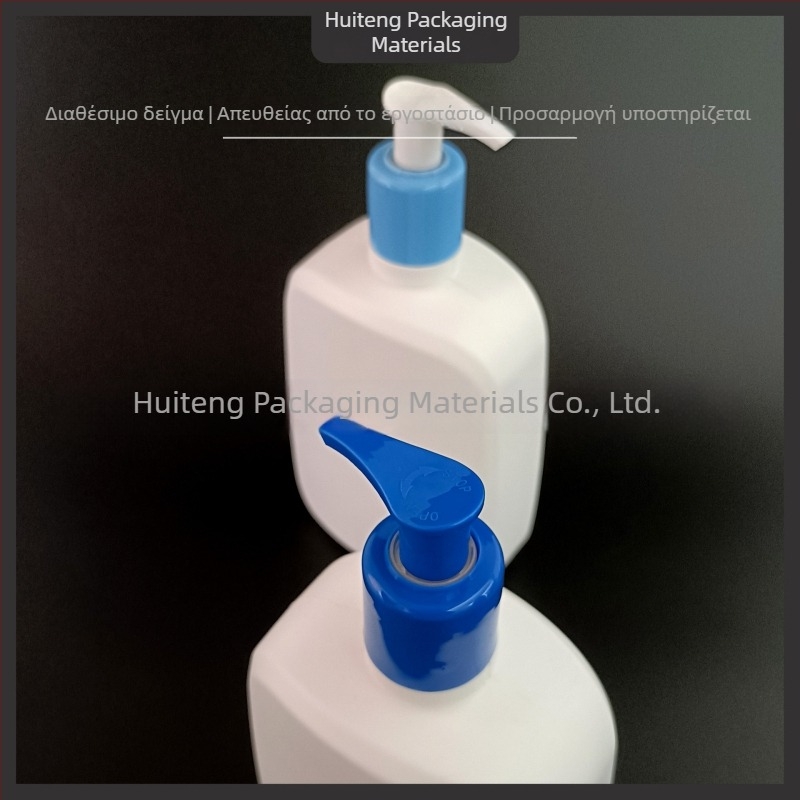Phaeton καλλυντικά συσκευασία: μπουκάλι 500 ml με διπλό διανομέα πιεζόμενου τύπου για λοσιόν, αφρόλουτρο και σαμπουάν