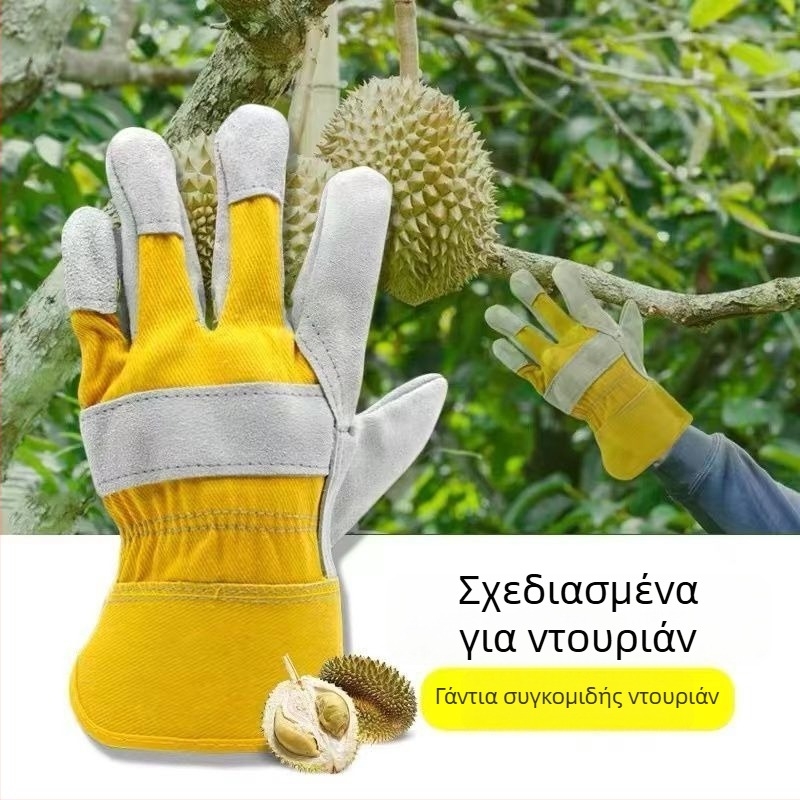 Γάντια προστασίας για το durian, παχιά, ανθεκτικά στη διάτρηση και στην κοπή, για άνοιγμα και καθάρισμα του durian, καθαρά και υγιεινά οικιακά γάντια