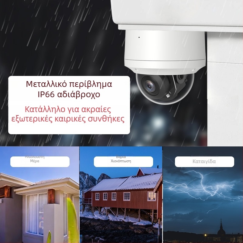5x ηλεκτρικό ζουμ PTZ κάμερα με 360° πανοραμική προβολή, αδιάβροχη και ανθεκτική σε εκρήξεις PoE
