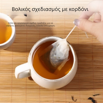 Τσάι από μη υφασμένο ύφασμα, σακουλάκια μπαχαρικών και μαρινάδων, σακουλάκια βοτάνων για φάρμακα και σούπες, υψηλής θερμοκρασίας ανθεκτικό φίλτρο βρασίματος τσαγιού
