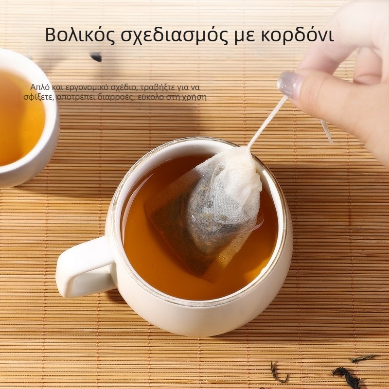 Τσάι από μη υφασμένο ύφασμα, σακουλάκια μπαχαρικών και μαρινάδων, σακουλάκια βοτάνων για φάρμακα και σούπες, υψηλής θερμοκρασίας ανθεκτικό φίλτρο βρασίματος τσαγιού