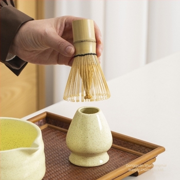 Κεραμικό σετ matcha δύο τεμαχίων, μοντέρνο μινιμαλιστικό
