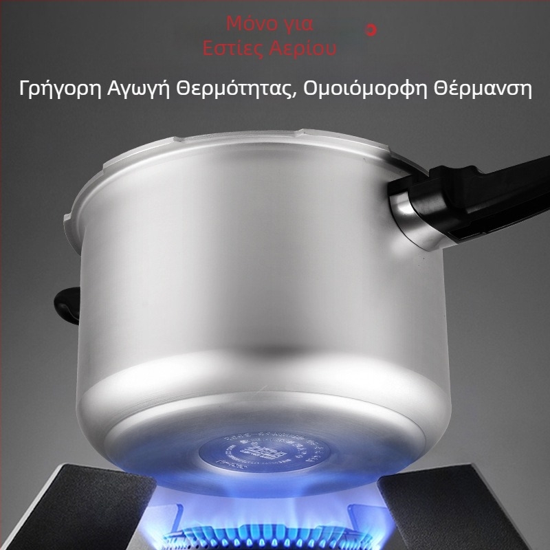 Double Happiness κατσαρόλα πίεσης για αερίου, ανθεκτική σε έκρηξη, για 1-6 άτομα, διαστάσεις 18/20/22/24/26 cm