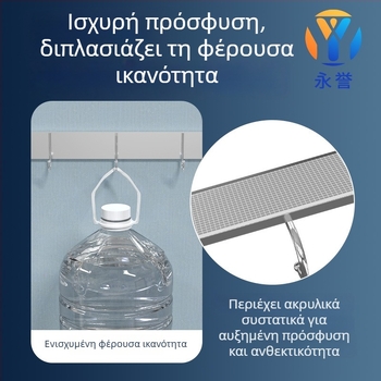 Διπλής όψης διαφανής ακρυλική ταινία με πλέγμα νανοκόλλησης, υψηλή πρόσφυση για στερέωση σε τοίχους και οχήματα