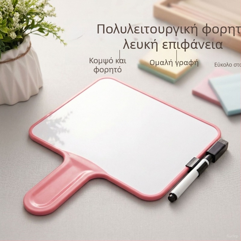Φορητός διπλής όψης μικρός πίνακας λευκής επιφάνειας για παιδιά, εύκολα σβήνεται