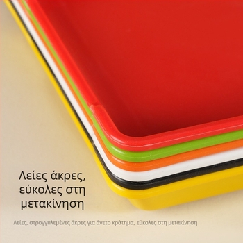 Πλαστικός δίσκος παρουσίασης για σουβλάκια BBQ, τηγανιτά σουβλάκια, πάγο και δίσκο επιλογής συστατικών για hot pot