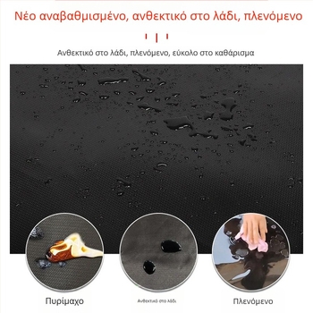 Τριών στρώσεων σιλικόνης ματ BBQ, ορθογώνιο πυροπροστατευτικό ματ για βεράντα/ταράτσα