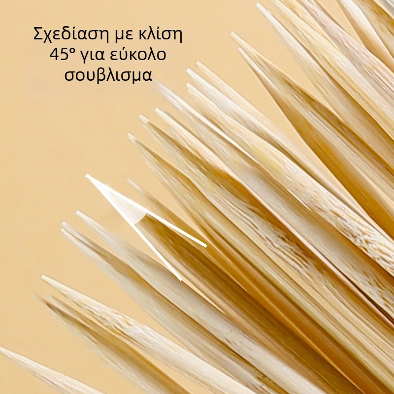 Καλαμάκια μπαμπού μιας χρήσης για μπάρμπεκιου, παχύτερα καλαμάκια για το ψήσιμο