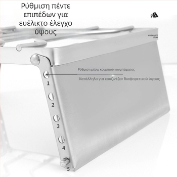 Αντιανεμική εξωτερική βάση για κατσαρόλα κατασκήνωσης με προστατευτικό αέρα — φορητή βάση από ανοξείδωτο χάλυβα για κουζίνα και σχάρα ψησίματος