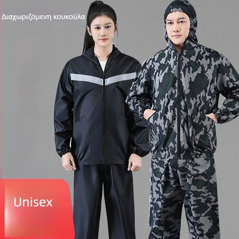 Unisex προστατευτικό ρούχο με κουκούλα για ολόκληρο το σώμα, ανθεκτικό στη σκόνη και στα λάδια, φαρδιά γραμμή, αντοχή στη φθορά και στη βρωμιά, κατάλληλο για εργοστάσια, βαφές με ψεκασμό και επισκευές αυτοκινήτων, πολυεστερικό ύφασμα.