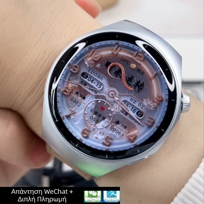 Watch6Pro smart watch με γρήγορες απαντήσεις σε μηνύματα, κλήσεις, πληρωμές, παρακολούθηση υγείας και γυμναστική