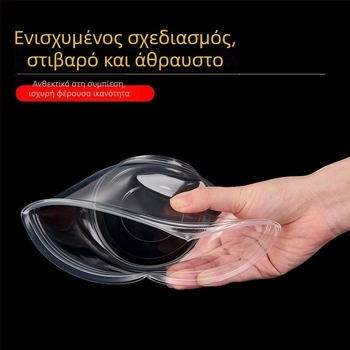 Σετ μιας χρήσης μπολ και ξυλάκια με παχύ τοίχωμα – κυκλικό πλαστικό δοχείο γεύματος για οικιακή χρήση