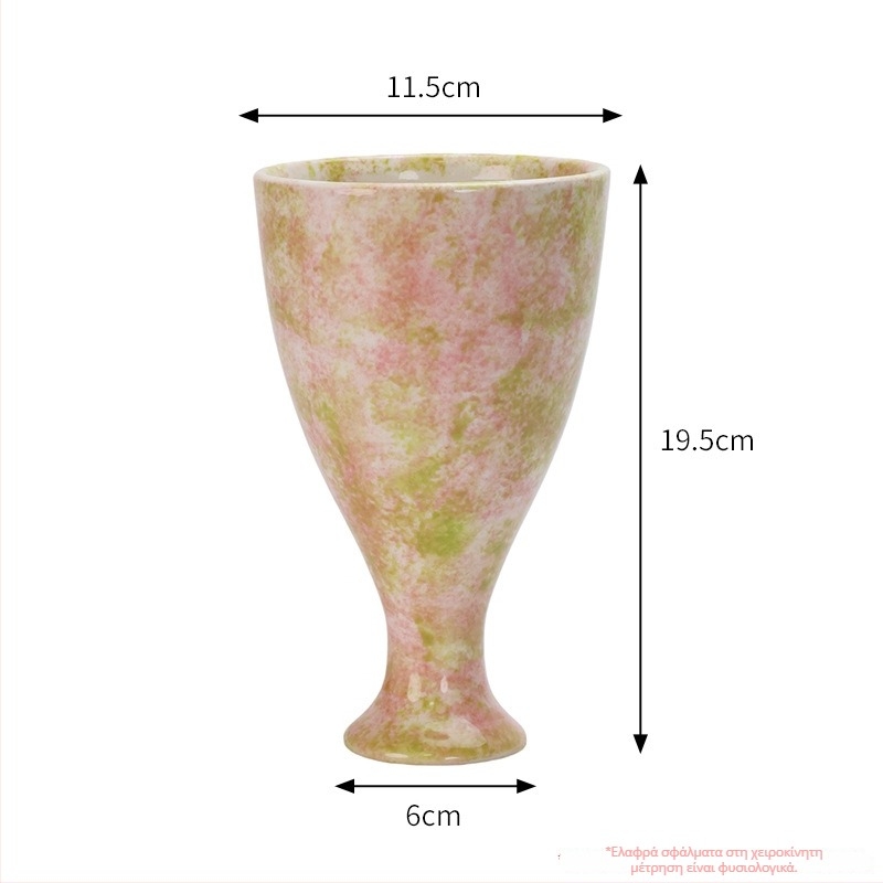 Κεραμικό βάζο γαλλικού στυλ για ορχιδέα Phalaenopsis, μεγάλο άνοιγμα, επιτραπέζιο διακοσμητικό ανθοδοχείο