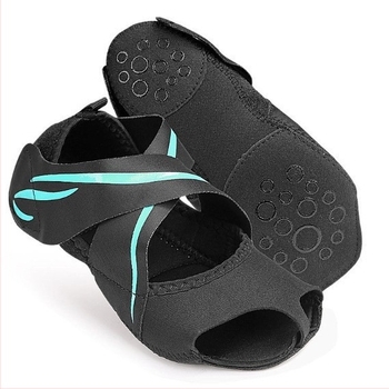 Γυναικείες παπούτσιγ γίογκα και άσκησησ με ανοιχτό δάχτυλο, εσωτερικό αντιολισθητικό λουρί, ρυθμιζόμενα για πιλατες, παπουτσια χορου απο σιλικόνι σε φαρδιά εφαρμογη