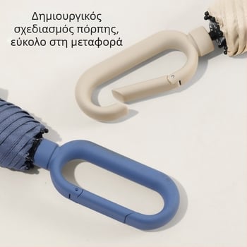Xuyu ενισχυμένη χειροκίνητη ομπρέλα με 8 ράβδες, UV προστασία, φορητή ομπρέλα για βροχή και ήλιο