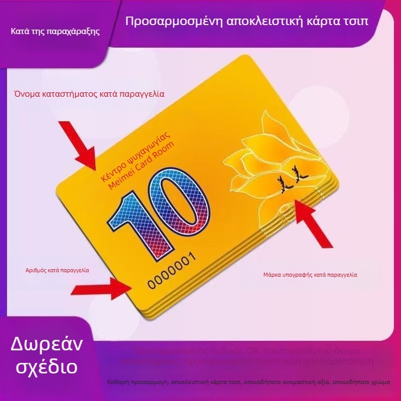 Πλαστικά μάρκες Ματζόνγκ και τεμάχια παιχνιδιών, ανθεκτικά στη φθορά και αδιάβροχα, ειδικοί tokens για αίθουσες παιχνιδιών, δωρεάν σχεδίαση