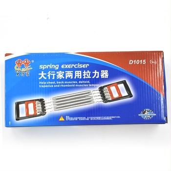 Διπλής χρήσης συσκευή αντίστασης για οικιακή προπόνηση — εκγύμναση χεριών και θώρακα με ελαστικό σκοινί